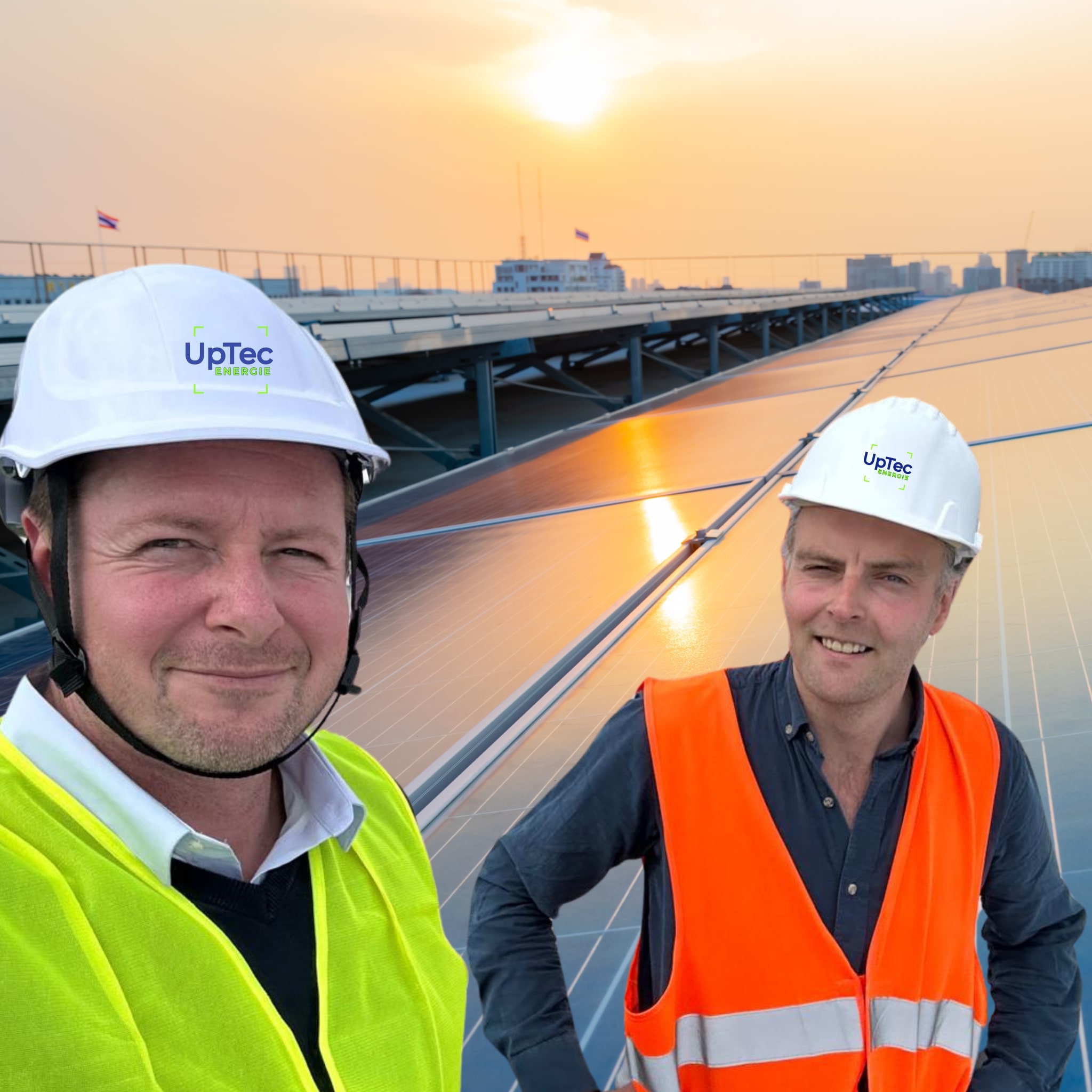 Maxence Bonduelle et Emmanuel Hot, équipe UpTec Énergie
